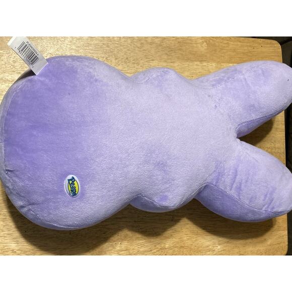 PEEPS Punk Rock EASTER BUNNY Rabbit 15" PURPLE Emo Rabbit Plush Embroidered - Picture 6 of 8
